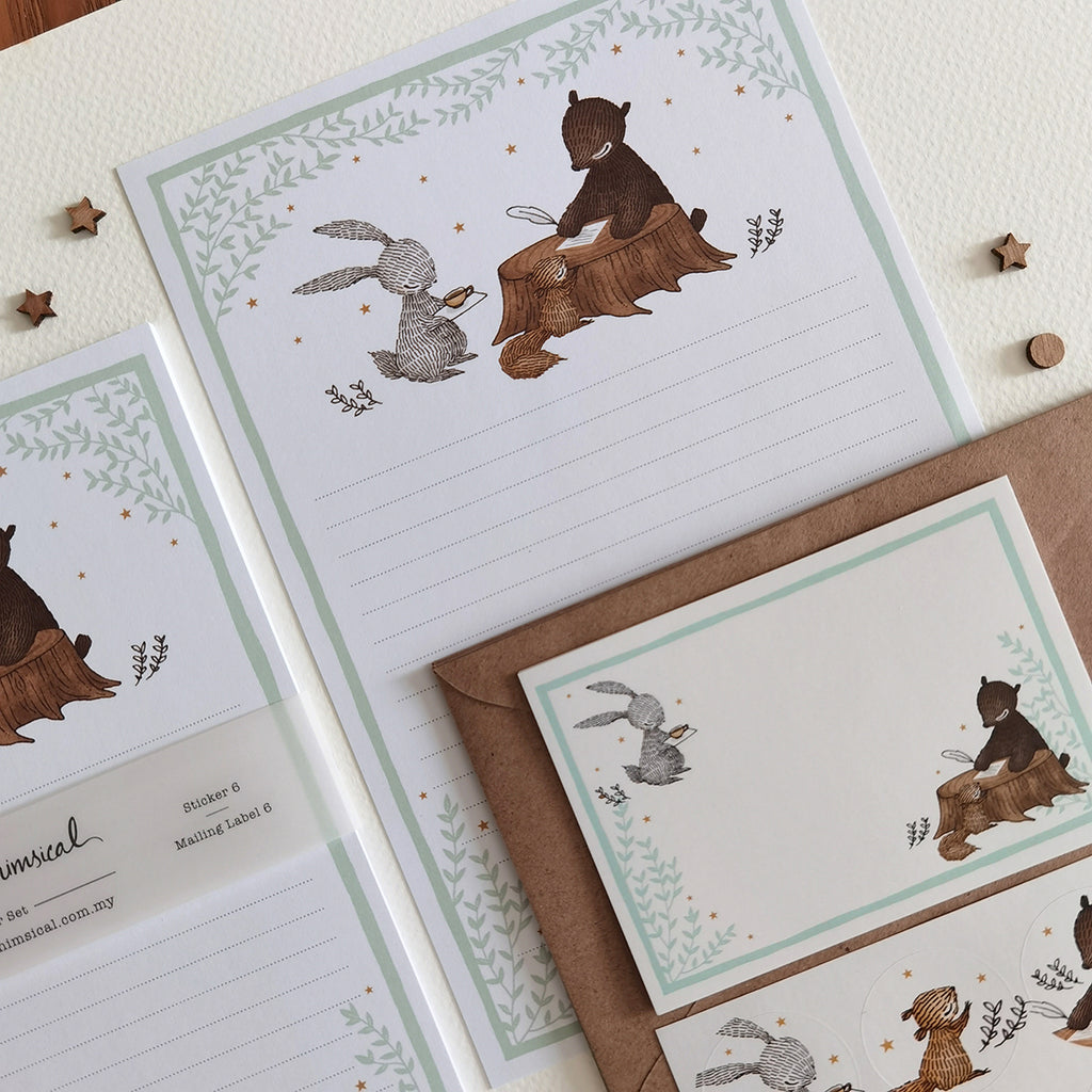 Woodland Letter Writing Set - Let's Write You A Letter