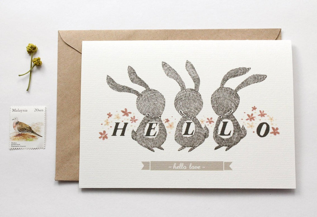 50% OFF - Hello Love - 10 Greeting Cards
