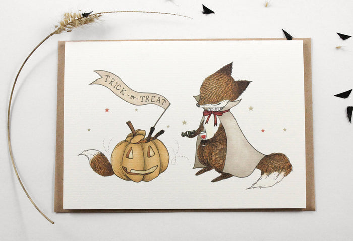 70% OFF - Trick or Treat - Greeting Card