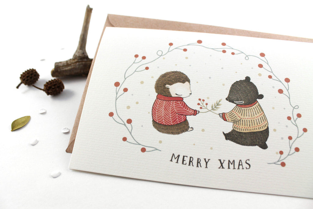 50% OFF - Christmas Card - Merry Xmas - Greeting Card