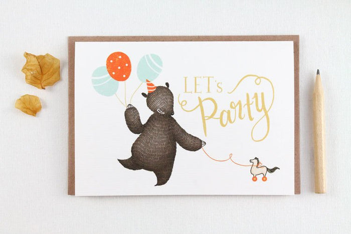 Let's Party - Greeting Card